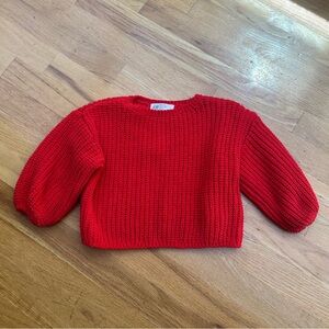 H&M Toddler - Red Knit Sweater - Size 2T